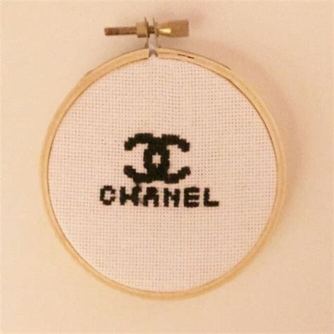 chanel cross stitch|Chanel Cross Stitch .